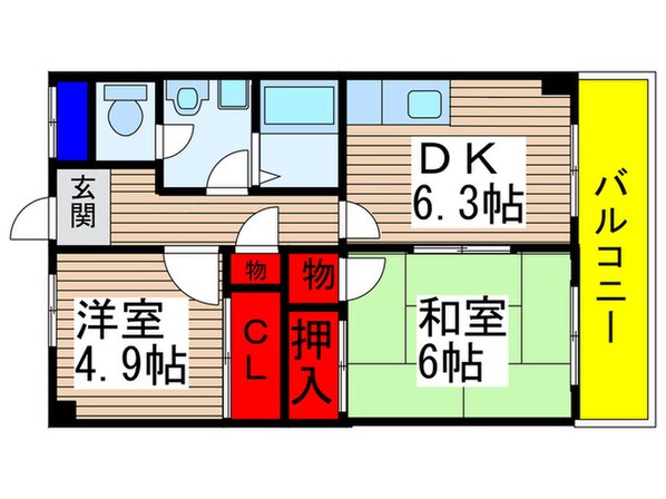 メゾン幕張の物件間取画像